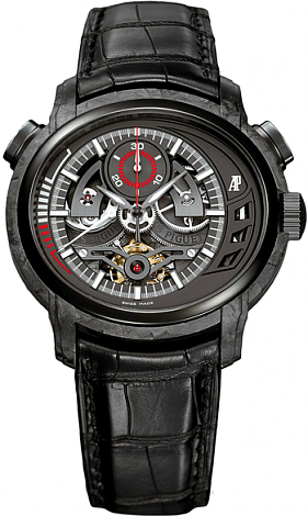 Review Audemars Piguet Millenary 26152AU.OO.D002CR.01 Carbon One Tourbillon Chronograph watch price